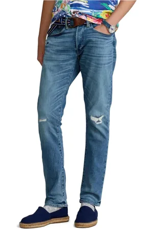 Ralph Lauren Jeans, Herre, Blå, W32 L32, Bomuld, Slim Fit Sullivan Jeans