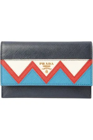 Prada Pre-owned, Herre, Blå, ONE SIZE, Tyl, Pre-owned Laeder punge