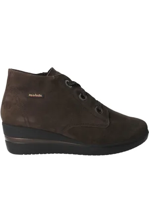Mephisto Sko, Dame, Brun, 40 EU, Læder, Brune ruskind dame ankelstøvler