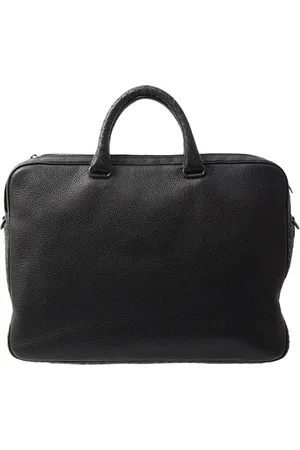 Bottega Veneta Pre-owned, Herre, Sort, ONE SIZE, Uld, Pre-owned Laeder skuldertasker