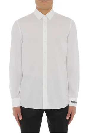 Moschino Skjorte, Herre, Hvid, M, Hvid Skjorte Kollektion