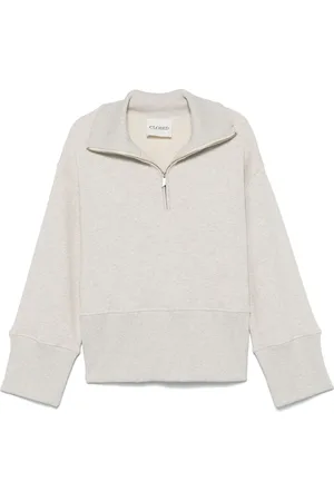 Closed Sweathshirts & Hoodies, Dame, , XS, Bomuld, Half Zip Longsleeve