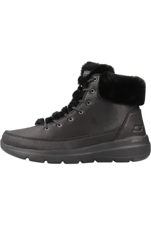 Skechers Sko, Dame, Sort, 37 EU, Uld, Glacial Ultra Vinterstøvler