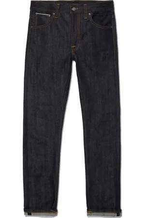 Nudie Jeans Jeans, Herre, Sort, W30 L32, Denim, Vintage Slim Fit Stretch Denim Jeans