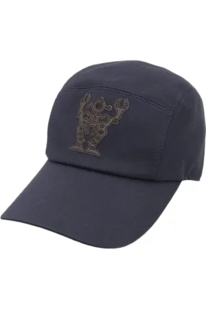 Hermès Pre-owned, Dame, Blå, ONE SIZE, Bomuld, Pre-owned Bomuld hatte