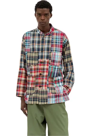 ENGINEERED GARMENTS Skjorte, Herre, Flerfarvet, M, Bomuld, Rutet Bomuldsskjorte