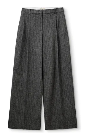 THE GARMENT Bukser, Dame, Grå, XS, Uld, Stilfulde Bukser til Kvinder