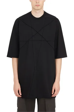 Rick Owens Top, Herre, Sort, M, Bomuld, Jumbo Kortærmet T-shirt
