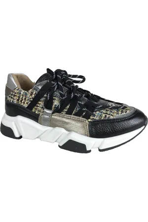 DWRS Sko, Dame, Flerfarvet, 39 EU, Tweed, Tweed Sneaker Sko