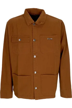 DOLLY NOIRE Jakke, Herre, Brun, L, Bomuld, Kanvas Arbejdstøj Jakke Beige