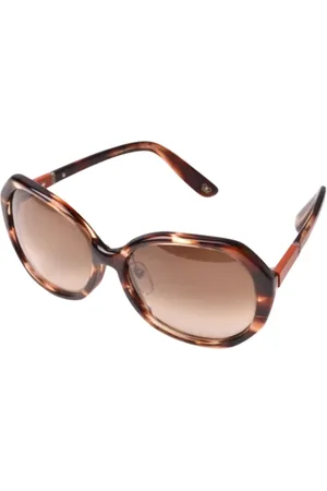 Bottega Veneta Pre-owned, Dame, Brun, ONE SIZE, Tyl, Pre-owned Plast solbriller