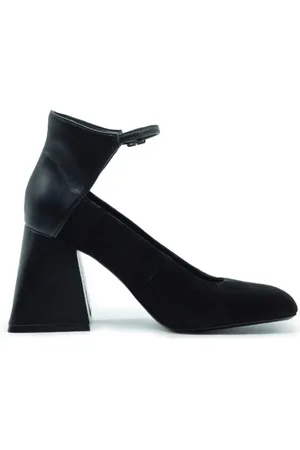 vic matiè Sko, Dame, Sort, 39 EU, Uld, Sort højhælet sandal