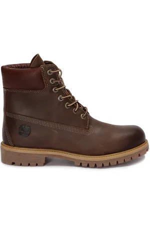Timberland Sko, Herre, Brun, 40 1/2 EU, Uld, Vandtætte ankelstøvler