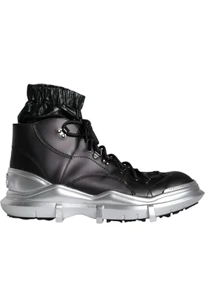 Dolce & Gabbana Sko, Herre, Sort, 44 EU, Nylon, Sort Nylon High Top Sneakers