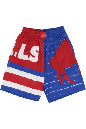 Mitchell & Ness Sport, Herre, Flerfarvet, XL, Polyester, Buffalo Bills Basketball Shorts