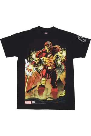 Huf Top, Herre, Sort, L, Bomuld, Iron Man Tee Kortærmet T-shirt