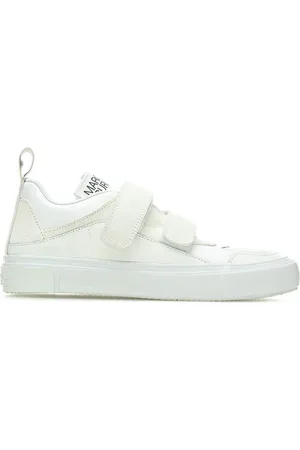 MARCELO BURLON Sko, Herre, Hvid, 42 EU, Læder, Læder Sneakers