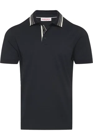 Orlebar Brown Top, Herre, Sort, 2XL, Nat Iris Polo Shirt