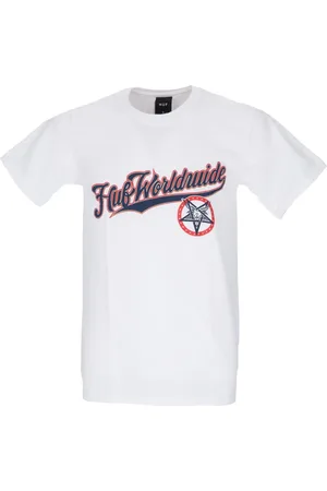 Huf Top, Herre, Hvid, XL, Bomuld, Thrasher Hvid Herre T-shirt