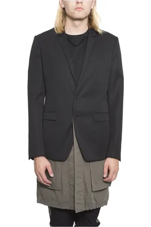 JUUN.J Jakke, Herre, Grøn, M, Uld, Stilfuld Blazer med Indsats