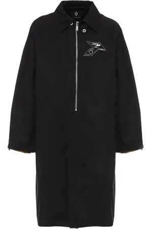 MARCELO BURLON Frakke, Herre, Sort, XL, Uld, Stilfuld jakke med unikt design