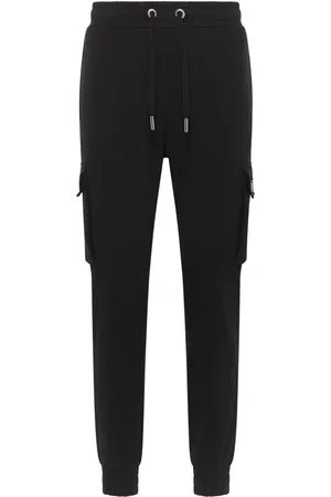 Carlo Colucci Bukser, Herre, Sort, L, Uld, Stilfulde Sweatpants til Mænd