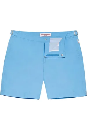 Orlebar Brown Badetøj, Herre, Blå, W28, Uld, Riviera II Badebukser