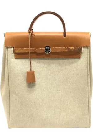 Hermès Pre-owned, Dame, , ONE SIZE, Tyl, Pre-owned Canvas rygsaekke