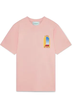 Casablanca Top, Herre, Lyserød, XL, Bomuld, LArche De Jour T-shirt
