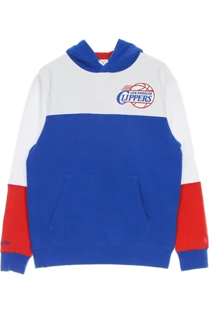 Mitchell & Ness Sweathshirts & Hoodies, Herre, Blå, XS, Bomuld, NBA Fusion Fleece Hoodie