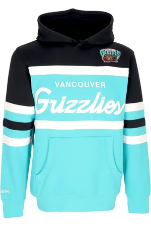 Mitchell & Ness Sweathshirts & Hoodies, Herre, Blå, XL, Bomuld, NBA Head Coach Hoodie Vancouver Grizzlies