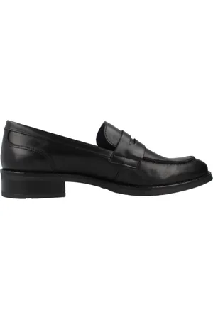 Fluchos Sko, Dame, Sort, 38 EU, Moderne Loafers til Mænd