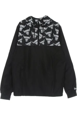 New Era Sweathshirts & Hoodies, Herre, Sort, XS, Uld, Chicago Bulls Logo Windbreaker Jakke