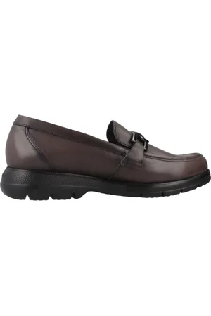 Fluchos Sko, Dame, Grå, 38 EU, Moderne Loafers til Mænd