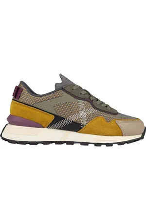 Munich Sko, Dame, Flerfarvet, 41 EU, Læder, Retro Sporty Pulsar Amarillo Sneakers