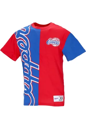 Mitchell & Ness Top, Herre, Rød, L, Bomuld, NBA Play By Play Tee