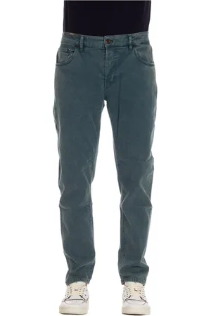 PT Torino Jeans, Herre, Blå, W31, Denim, Blå Denim Tapered Fit Jeans