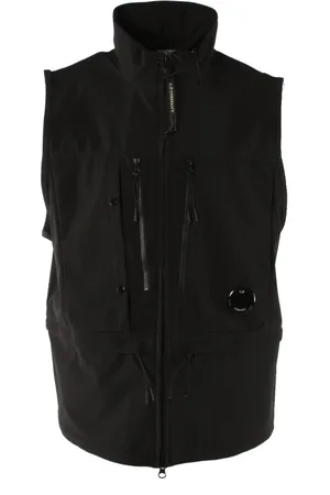 C.P. Company Jakke, Herre, Sort, 2XL, Polyester, Sort Bodywarmer Shell-R