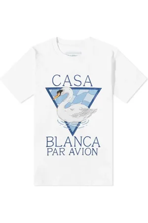 Casablanca Top, Herre, Hvid, S, Bomuld, Par Avion T-shirt
