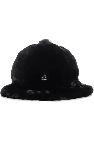 Kangol Tilbehør, Herre, Sort, XL, Faux Fur, Faux Fur Bucket Hat Casual Sort