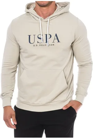 U.S. Polo Assn. Sweathshirts & Hoodies, Herre, , L, Bomuld, Hættetrøje med justerbar snor