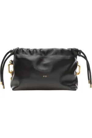 Nº21 Taske, Dame, Sort, ONE SIZE, Uld, Elegant Clutch Taske