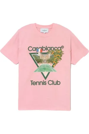 Casablanca Top, Herre, Lyserød, 2XL, Bomuld, Tennis Club Icon T-shirt
