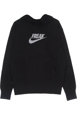 Nike Sweathshirts & Hoodies, Herre, Sort, 2XL, Bomuld, Freak Letvægts hættetrøje Sort/Hvid
