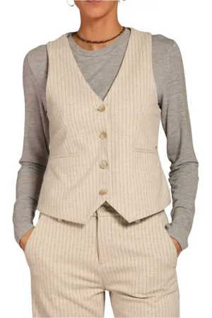 Masons Jakke, Dame, , M, Stribet Jersey Gilet Ellen