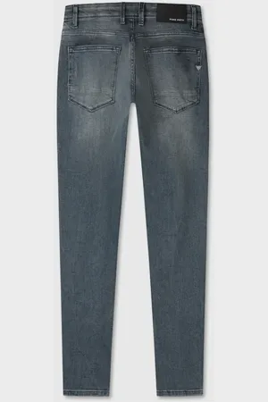 Pure Path Jeans, Herre, Blå, W33, Uld, Denim Grey Stilfulde Jeans