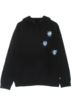 Huf Sweathshirts & Hoodies, Herre, Sort, XL, Bomuld, Sort Hoodie med Jemel Design