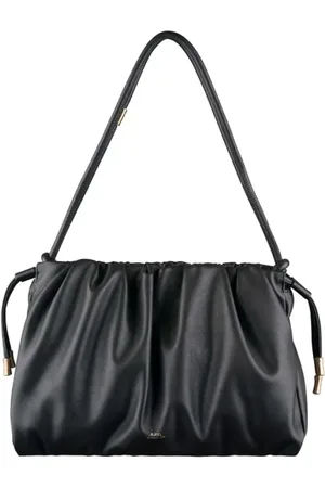 A.P.C. Taske, Dame, Sort, ONE SIZE, Uld, Sort Skuldertaske Ninon