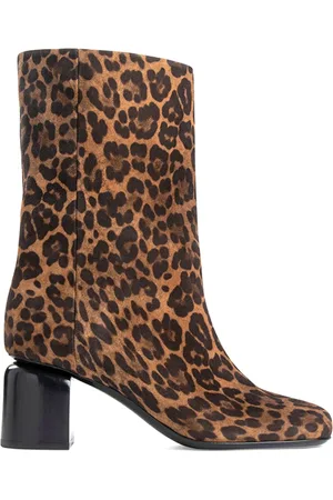 Pierre Hardy Sko, Dame, Brun, 38 1/2 EU, Leopard Ankelstøvler