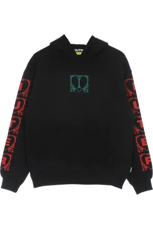 IUTER Sweathshirts & Hoodies, Herre, Sort, XL, Bomuld, Sort Letvægts Hættetrøje